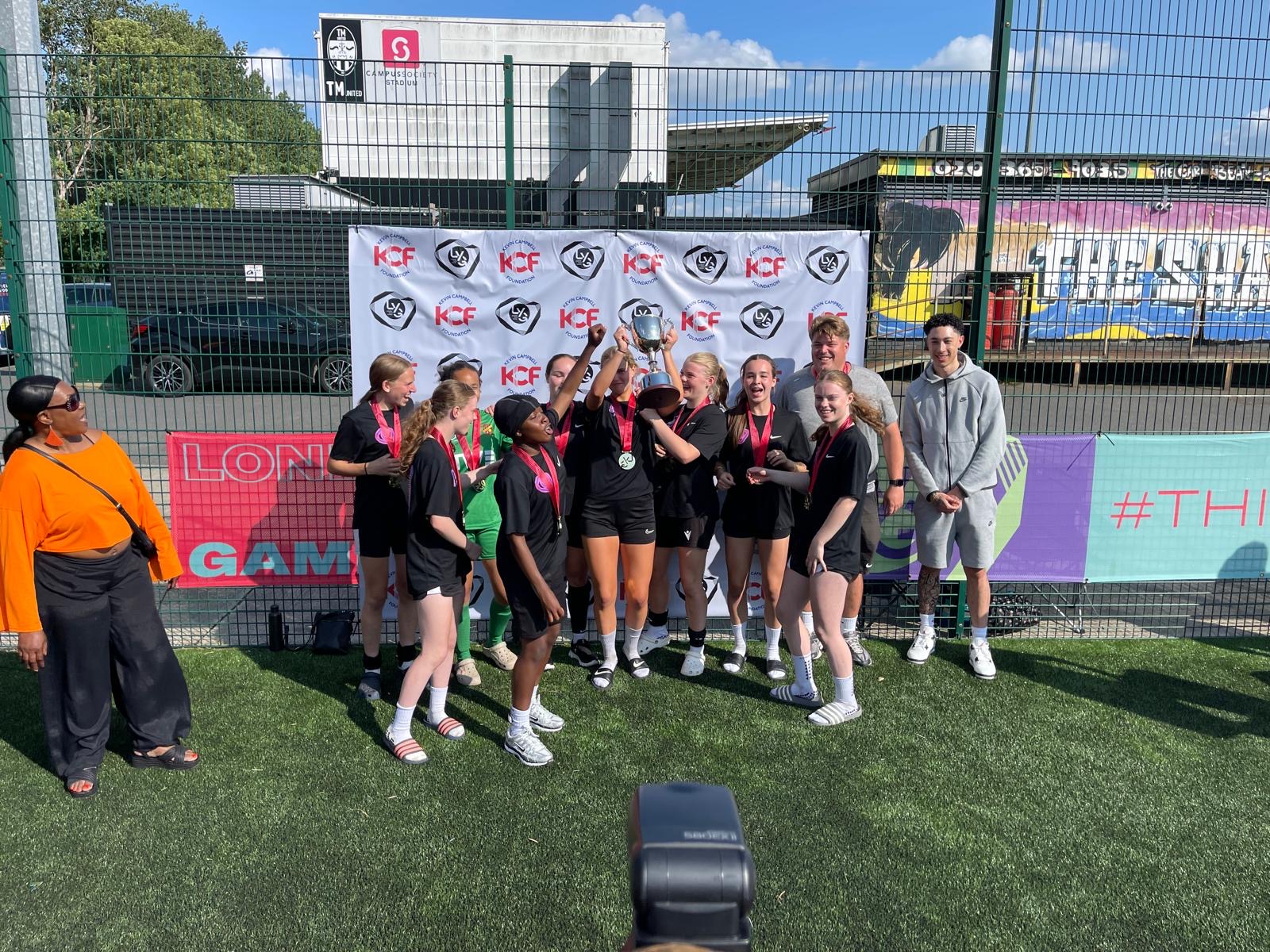London Youth Games Girls Football Team