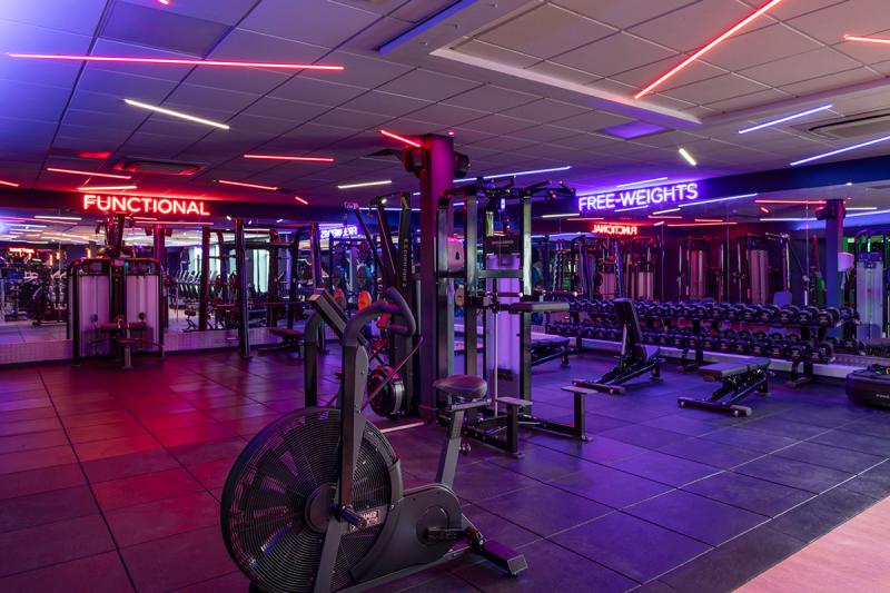 The new lower gym at The Spa